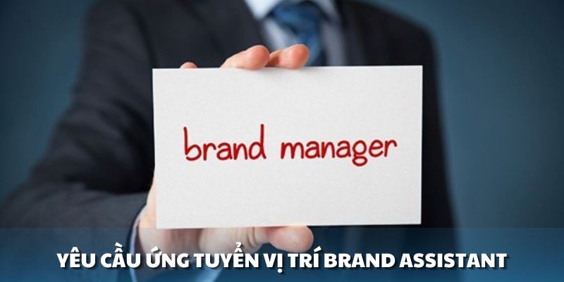 Yêu cầu của vị trí ứng viên Brand Assistant