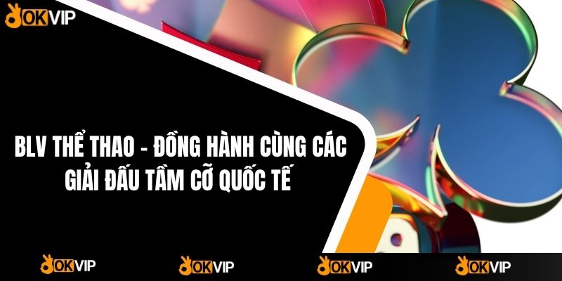 BLV Thể Thao – Đồng Hành Cùng Các Giải Đấu Tầm Cỡ Quốc Tế